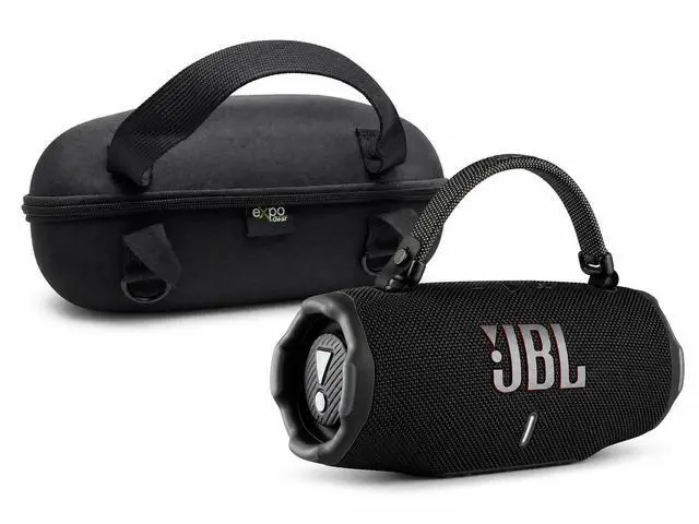 Main image of Charge 6 Case Bundle (Black) - Waterproof & Drop-Proof Bluetooth Speaker Pro Sound, AI Sound Boost, 28H Playtime, Built-in Powerbank with Weather-Resistant Protective Hard-Shell Case