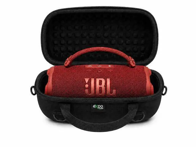 Alt view image 2 of 7 - Charge 6 Case Bundle (Red) - Waterproof & Drop-Proof Bluetooth Speaker Pro Sound, AI Sound Boost, 28H Playtime, Built-in Powerbank with Weather-Resistant Protective Hard-Shell Case