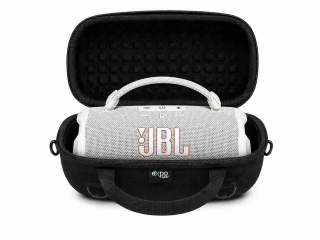 Alt view image 2 of 7 - Charge 6 Case Bundle (White) - Waterproof & Drop-Proof Bluetooth Speaker Pro Sound, AI Sound Boost, 28H Playtime, Built-in Powerbank with Expo Gear Weather-Resistant Hard-Shell Case