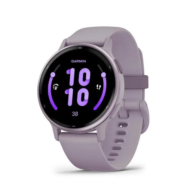 Alt view image 2 of 7 - Vivoactive 5 Fitness Tracker Smart Watch for Women (Orchid) Bundle | For Running, Training & Health | 1.2" AMOLED Touchscreen Display | 11-Day Battery | Fitness Tracking