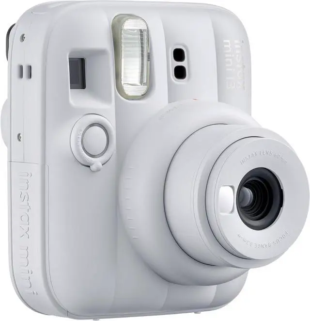 Alt view image 2 of 6 - instax Mini 13 Instant Film Camera Bundle (Clay White Bundle) | Carrying Case, 20 Film Sheets, 4 x AA Battery Pack, Stickers, Photo Frames, Photo Album, Lens Filters, Cleaning Cloth + More