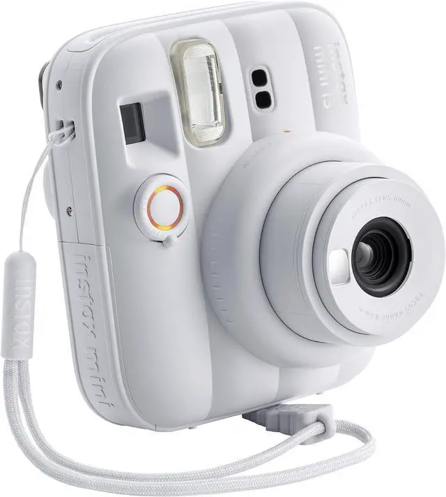 Alt view image 5 of 6 - instax Mini 13 Instant Film Camera Bundle (Clay White Bundle) | Carrying Case, 20 Film Sheets, 4 x AA Battery Pack, Stickers, Photo Frames, Photo Album, Lens Filters, Cleaning Cloth + More