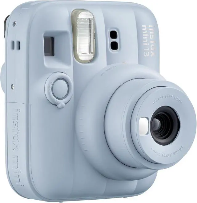 Alt view image 2 of 6 - instax Mini 13 Instant Film Camera Bundle (Frost Blue Bundle) | Carrying Case, 20 Film Sheets, 4 x AA Battery Pack, Stickers, Photo Frames, Photo Album, Lens Filters, Cleaning Cloth + More
