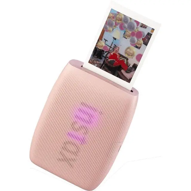 Alt view image 2 of 7 - INSTAX MINI Link 3 Smartphone Printer (Rose Pink) 60-Photo Bundle | For Mobile Photos, Parties & Scrapbooks | Includes Camera Bag, Cleaning Cloth