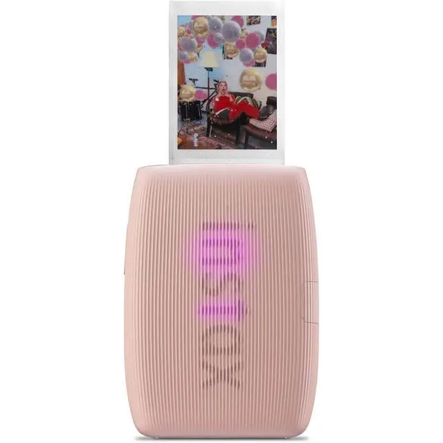 Alt view image 3 of 7 - INSTAX MINI Link 3 Smartphone Printer (Rose Pink) 60-Photo Bundle | For Mobile Photos, Parties & Scrapbooks | Includes Camera Bag, Cleaning Cloth