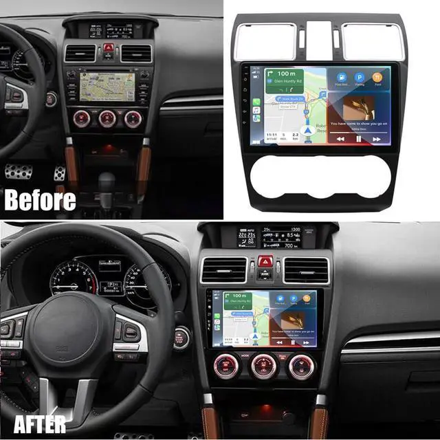 Alt view image 5 of 5 - 9 inch Android 14 Car Radio Stereo for Subaru Forester Impreza WRX XV 2015-2018, 2+64G Touch Screen Car Stereo with Wireless Carplay Android Auto Car Radio Bluetooth WiFi AHD Backup Camera SWC