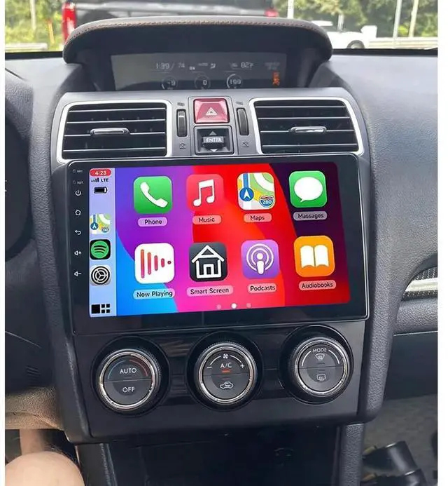 Main image of 4+64G Android 13 Car Stereo Radio for Subaru Forester Impreza WRX XV 2015-2018, 9 inch Touch Screen Stereo with Wireless Carplay Android Auto Car Radio Bluetooth Stereo WiFi AHD Backup Camera SWC