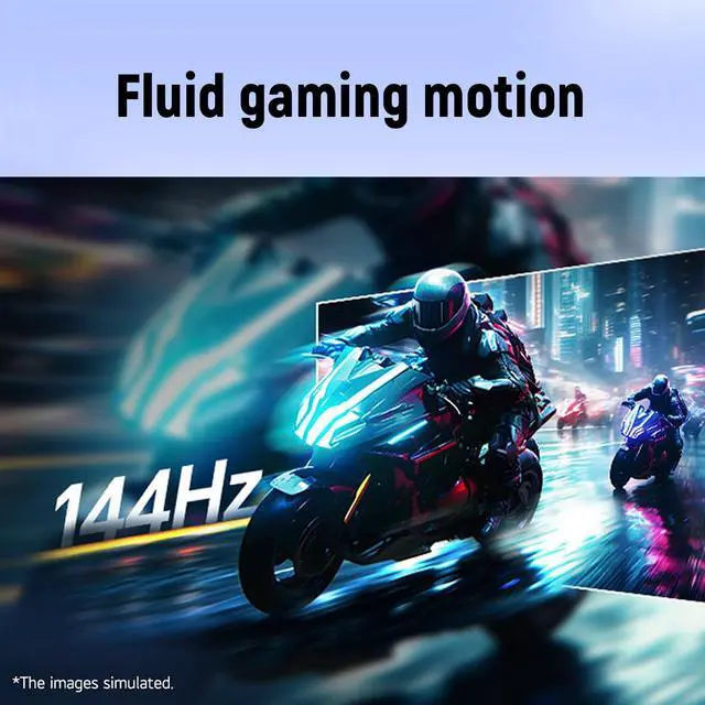 Alt view image 4 of 7 - 24" Gaming Monitor, Full HD 1080p IPS Display, 144Hz Refresh Rate, 1ms MBR, NVIDIA G-Sync Compatible & AMD FreeSync, HDR10 sRGB 99%, Built-in Speakers, HDMI& DP, Height & Tilt Adjustable Stand