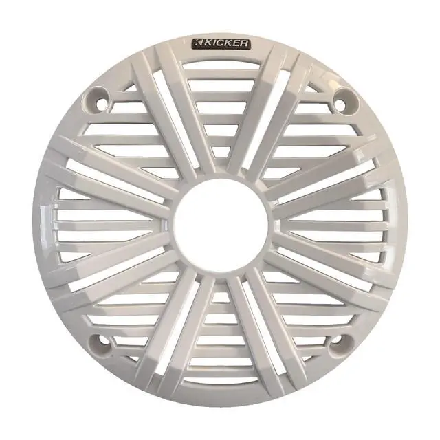 Alt view image 3 of 4 - 1 Pair (Qty 2) of 6.5" 2-Way 195 Watt Max Power OEM Replacement Coaxial Marine Boat Audio Speakers with White Salt Water Grilles, 50-Feet 16-Gauge Speaker Wire