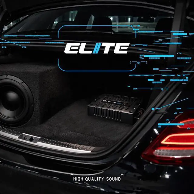 Alt view image 6 of 7 - Elite 2000.4-2000 Watt Amp 4 Channel, 1 Ohm Full Range Car Audio Amplifier, 2000W RMS Class D,12.6 Volts, High Efficiency Car Amplifier for Subwoofers & Speakers