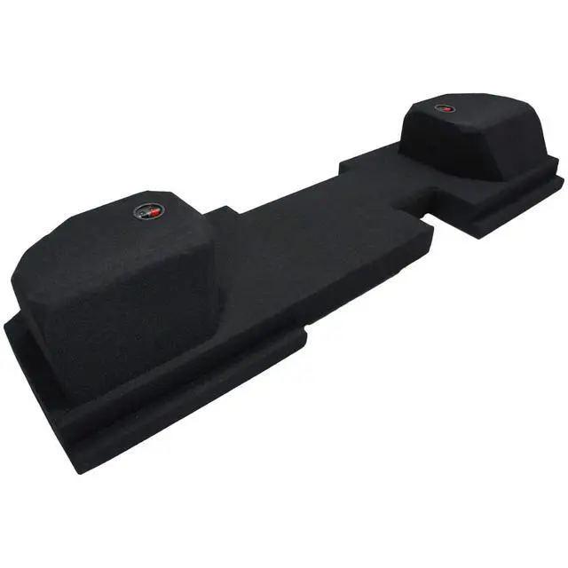 Alt view image 4 of 4 - ASC Compatible with 2002-2018 Dodge Ram Quad/Crew Cab Truck DTB-2X10-QUAD-UP Dual 10" Subwoofer Box Enclosure