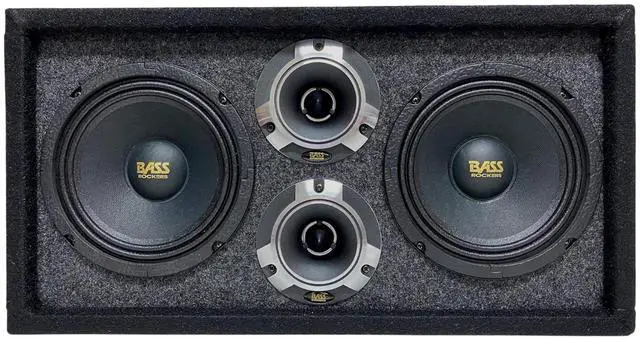 Main image of 6.5" Loaded Chuchera Box with 6.5" Outdoor Home & Speakers & Tweeters 800W - Best for Car UTV, ATV, Camper, DJ, Pro Audio Use
