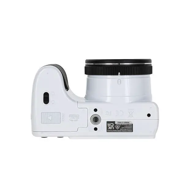 Alt view image 3 of 6 - Pixpro AZ255 Digital Camera in White (AZ255WH) Bundle Including: 128 GB Memory Card, Rechargeable Batteries, Case, Flexible Tripod, Neck Strap, Lens Caps, Full Cleaning Kit, More Accessories
