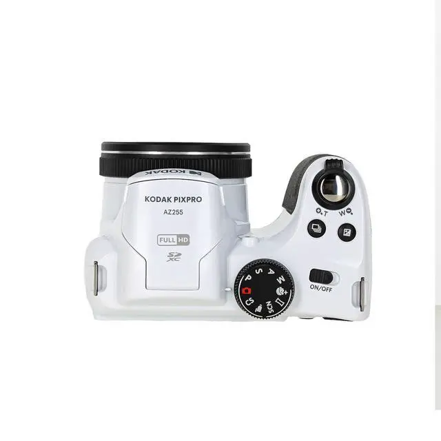Alt view image 6 of 6 - Pixpro AZ255 Digital Camera in White (AZ255WH) Bundle Including: 128 GB Memory Card, Rechargeable Batteries, Case, Flexible Tripod, Neck Strap, Lens Caps, Full Cleaning Kit, More Accessories