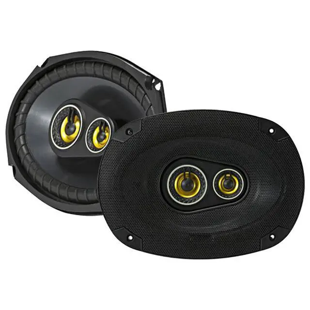 Alt view image 2 of 3 - Car Speaker Package of 4X Kicker 450-Watt Peak Power 6" x 9" Inch CS Series 3-Way 4 Ohm Car Audio Speakers - Bundle Combo with Enrock 50 Foot 14 Gauge Speaker Wire