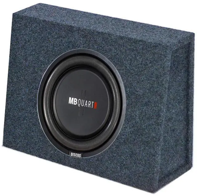 Main image of 400 Watt 10 Inch Shallow Subwoofer and Q Power Slim Sub Box Enclosure