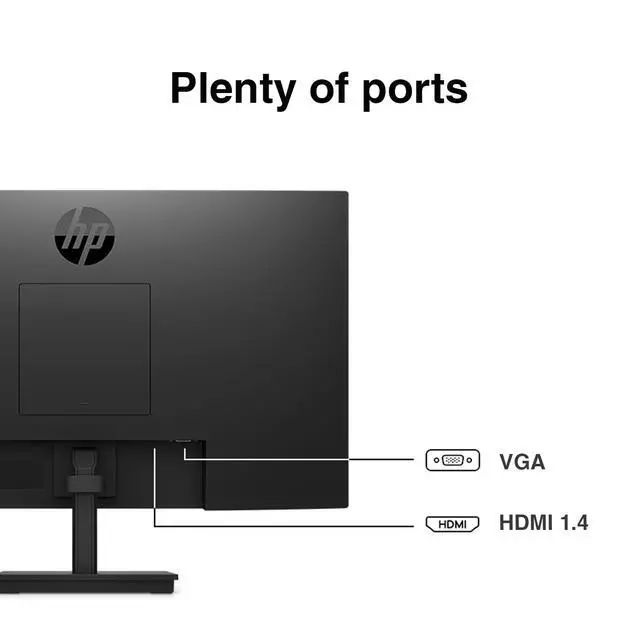 Alt view image 6 of 6 - 24" FHD VA Monitor with Anti-Glare, Flicker Free, VESA Mount (100x100mm) | 5 ms Response Time, HDMI, VGA & Dockztorm USB Port Expander, Black Color (2026 Latest Model)
