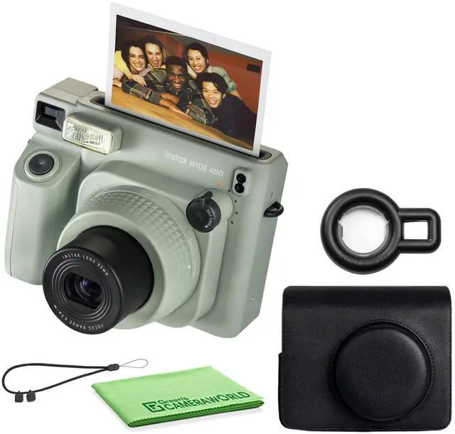 Main image of INSTAX Wide 400 Instant Camera Case Bundle | For Parties, Events & Instant Photos | Includes Cleaning Cloth