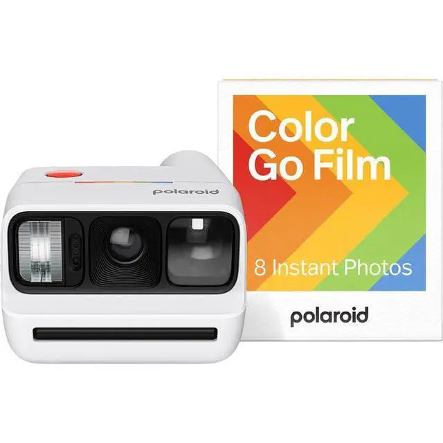 Alt view image 2 of 7 - Go Generation 3 Camera in White with Go Color Film Bundle (8) | Compact Camera for Travel, Everyday Photography & Creative Fun, USB-C Rechargeable, Built-In Flash