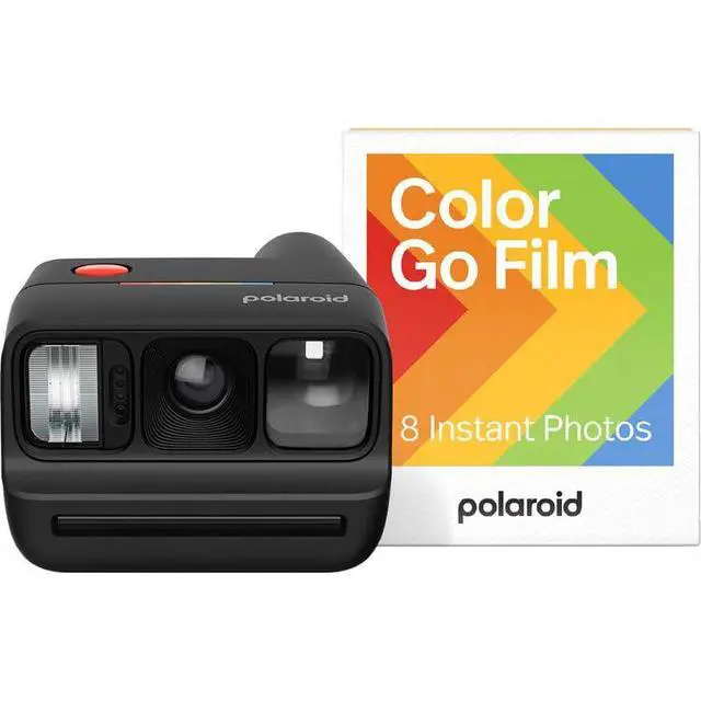 Alt view image 2 of 6 - Go Generation 3 Camera in Black with Go Color Film Bundle (8) | Compact Camera for Travel, Everyday Photography & Creative Fun, USB-C Rechargeable, Built-In Flash