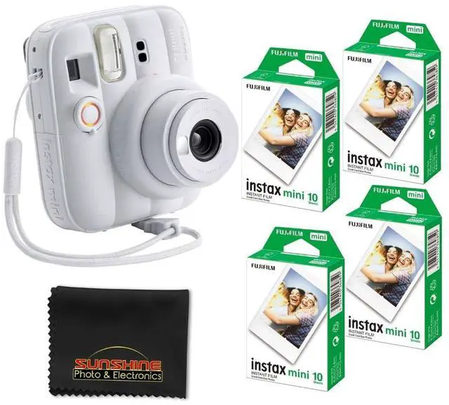Main image of Instax Mini 13 Instant Film Camera (Clay White) with 40 Sheets Instax Mini Instant Film