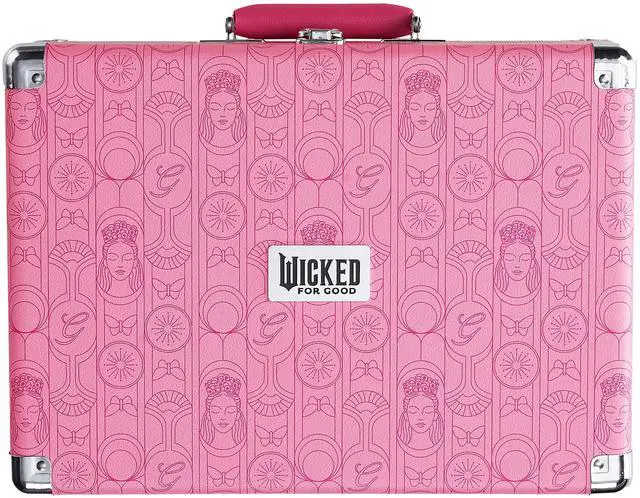 Alt view image 7 of 7 - CR8005F-PW Wicked Glinda Cruiser Record Player, Pink | 3-Speed Turntable, Bluetooth In / Out, Built-in Stereo Speakers, Isolated Internal Speakers Minimize Vibration