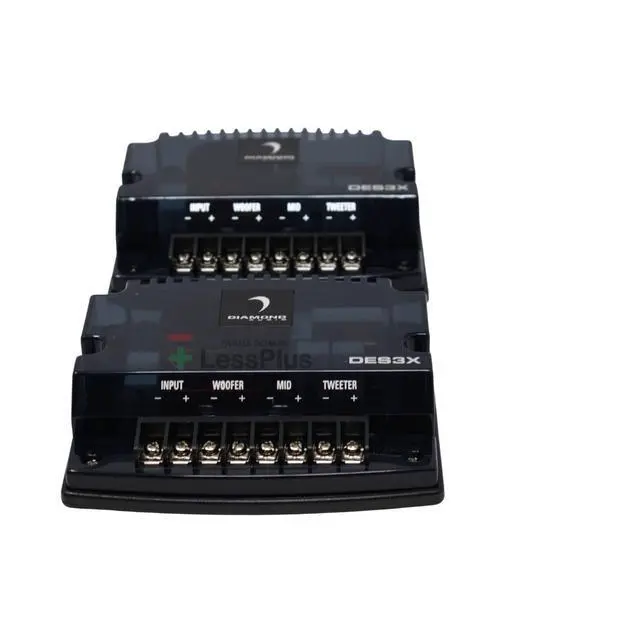 Alt view image 5 of 7 - Diamond Audio DESK3 Diamond Elite Series 3.5" 25W RMS 3-Way Add-On Component Car Speaker System Kit
