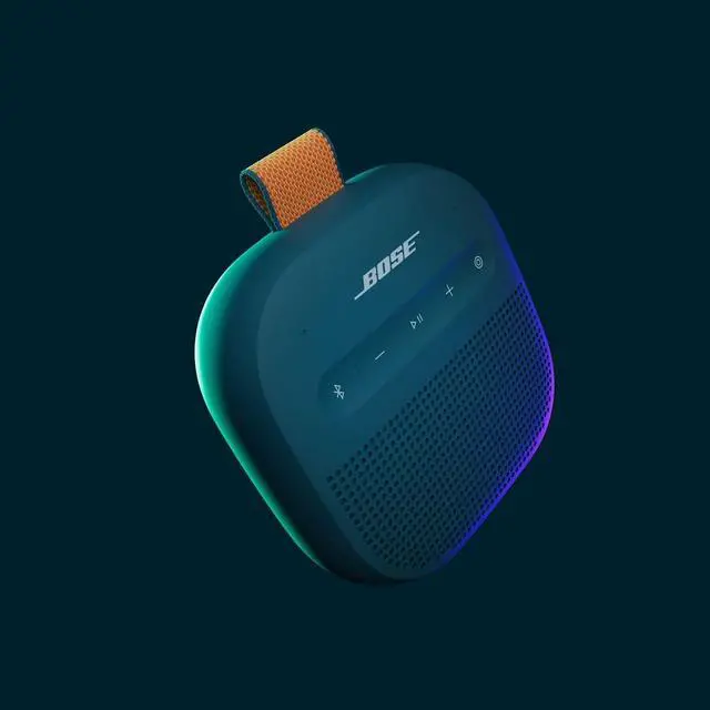 Alt view image 6 of 7 - SoundLink Micro Portable Bluetooth Speaker (2nd Gen) Bundle with Fast Charger, Wireless Outdoor Speaker, Up to 12 Hours Battery Life, Waterproof and Dustproof, (Twilight Blue)