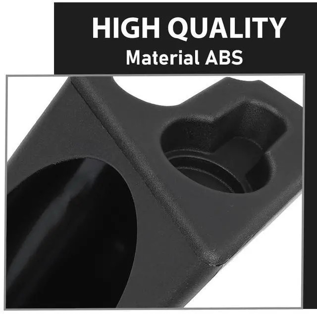 Alt view image 5 of 7 - Speaker Sound Wedges Compatible with Jeep Wrangler YJ CJ 1976-1995 | Black 2PCS