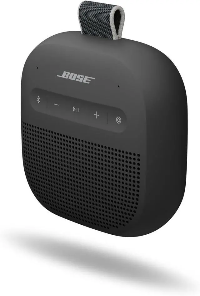 Alt view image 3 of 7 - SoundLink Micro Portable Bluetooth Speaker (2nd Gen) Bundle with Fast Charger, Wireless Outdoor Speaker, Up to 12 Hours Battery Life, Waterproof and Dustproof, (Black)