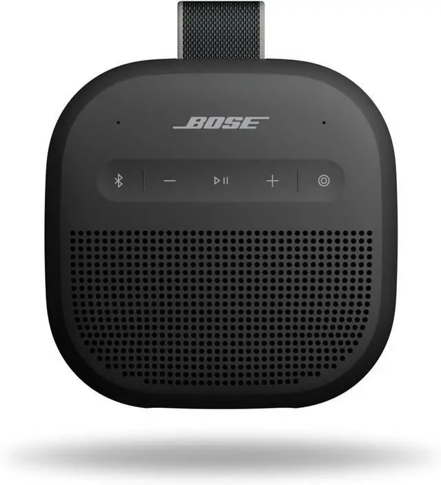 Alt view image 5 of 7 - SoundLink Micro Portable Bluetooth Speaker (2nd Gen) Bundle with Fast Charger, Wireless Outdoor Speaker, Up to 12 Hours Battery Life, Waterproof and Dustproof, (Black)