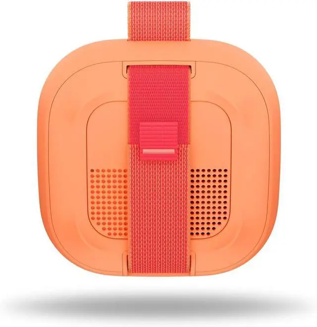 Alt view image 4 of 7 - SoundLink Micro Portable Bluetooth Speaker (2nd Gen) Bundle with Fast Charger, Wireless Outdoor Speaker, Up to 12 Hours Battery Life, Waterproof and Dustproof, (Sunset Peach)