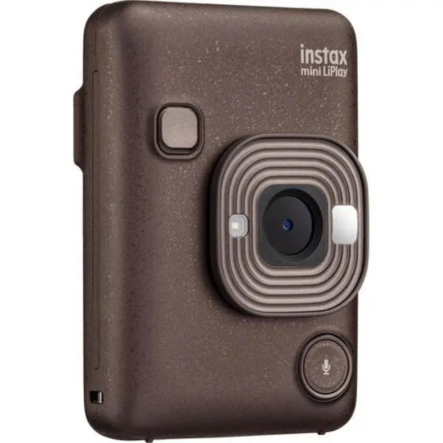 Alt view image 3 of 7 - INSTAX Mini LiPlay Instant Camera | Bronze Bundled with INSTAX Mini Instant Film | 40 Exposures + Cleaning Cloth (4 Items)