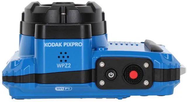 Alt view image 4 of 5 - PIXPRO WPZ2 Rugged Waterproof Shockproof Dustproof WiFi Digital Vlogging Camera 16MP (Blue) Bundle with 64GB Memory Card + Vlogger Tripod + Bag + Cleaning Kit + More Accessories