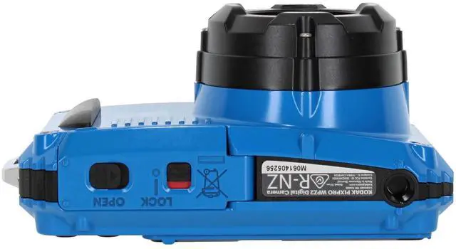 Alt view image 3 of 5 - PIXPRO WPZ2 Rugged Waterproof Shockproof Dustproof WiFi Digital Vlogging Camera 16MP (Blue) Bundle with 64GB Memory Card + Vlogger Tripod + Bag + Cleaning Kit + More Accessories
