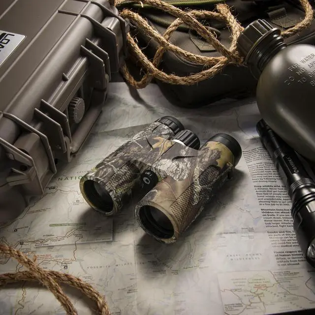 Alt view image 4 of 7 - Blackhawk 42mm Binoculars Waterproof Fogproof, BAK-4 Prism, Multi-Coated Optics, Rugged Rubber Armor, for Hunting, Bird Watching & Outdoor Use