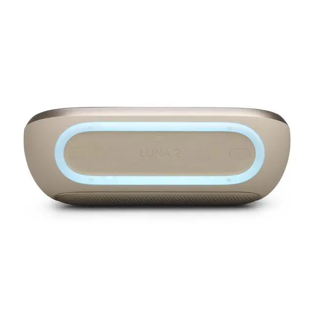 Alt view image 4 of 7 - Luna 2 - Wireless Bluetooth Speaker - Warm Sand | Solid build with refined design, Superior sound performance with AI Sound Boost, Built-in battery for 12 hours playtime