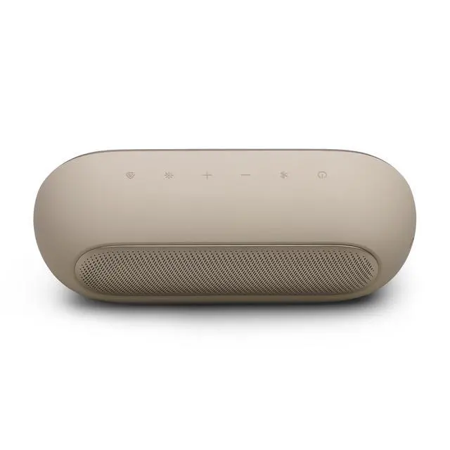 Alt view image 5 of 7 - Luna 2 - Wireless Bluetooth Speaker - Warm Sand | Solid build with refined design, Superior sound performance with AI Sound Boost, Built-in battery for 12 hours playtime