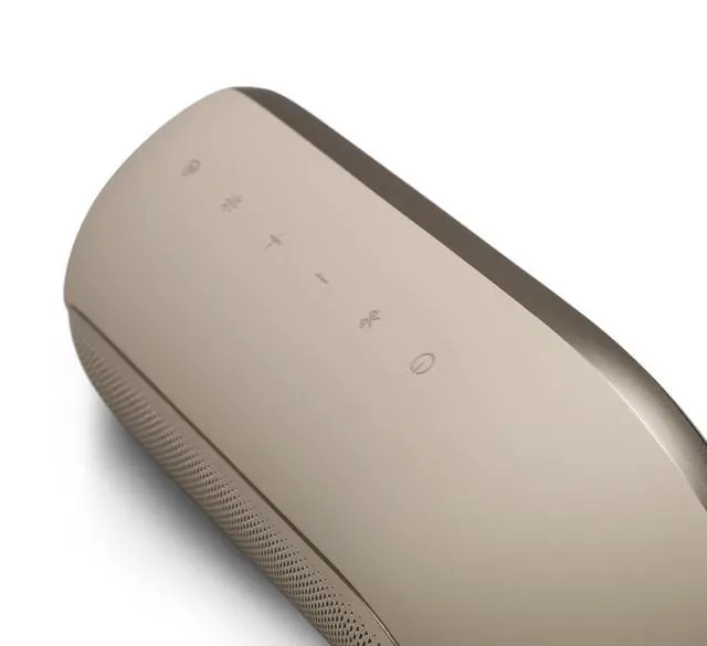 Alt view image 7 of 7 - Luna 2 - Wireless Bluetooth Speaker - Warm Sand | Solid build with refined design, Superior sound performance with AI Sound Boost, Built-in battery for 12 hours playtime