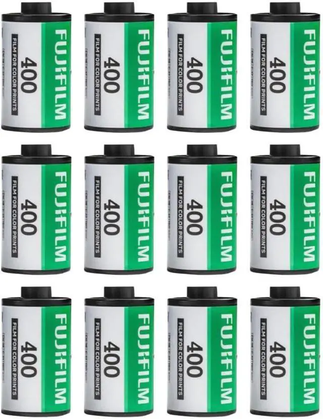 Alt view image 3 of 3 - Fujicolor 400 Color Negative Film (35mm Roll Film, 3x36) + Sunshine Photo Microfiber Cleaning Cloth (4 Pack)