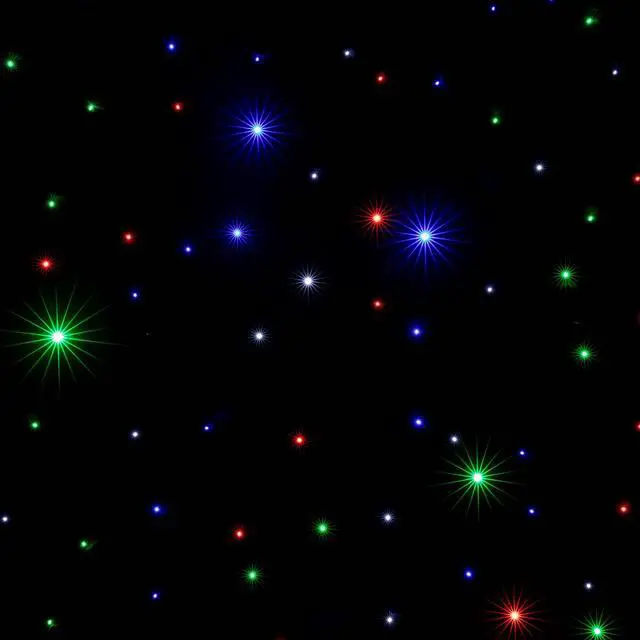 Alt view image 3 of 7 - LED Stage Backdrop w/Remote Control 9.8 * 19.7FT LED Star Light Curtain Backdrops Galaxy Starry Background Props Photography Night Sky Stars Cloth for Wedding Birthday Party Curtain Stage Drape Club