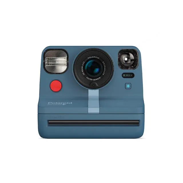 Alt view image 2 of 7 - Now+ Blue Gray (9063) - Bluetooth Connected I-Type Instant Film Camera with Bonus Lens Filter Set
