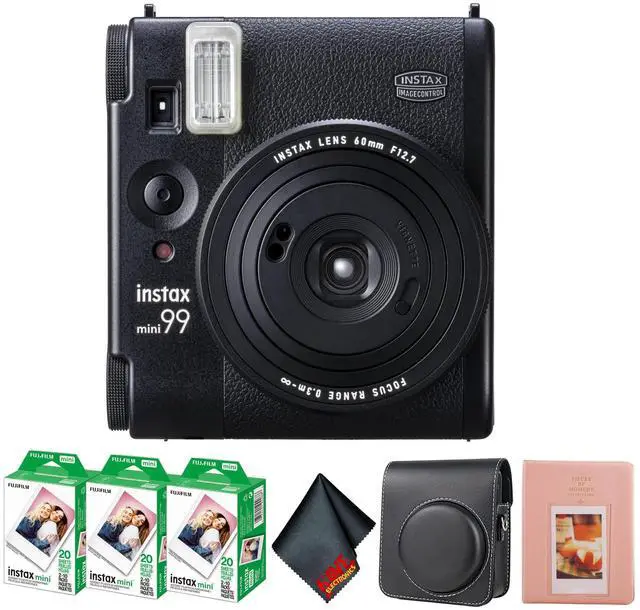 Main image of INSTAX Mini 99 Instant Camera 60-Sheet Bundle | For Parties, Events & Instant Photos | Includes Camera Case, Photo Album