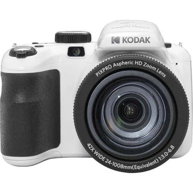 Alt view image 2 of 7 - PIXPRO AZ425 Digital Camera Bundle, Includes: SanDisk 128GB SDXC Memory Card, Small Camera Bag, SD Card Reader and More (6 Items) (White)