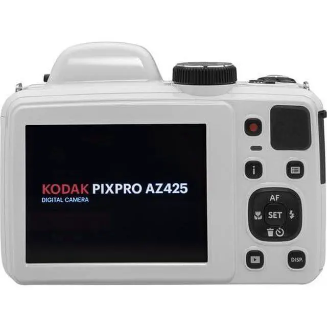 Alt view image 5 of 7 - PIXPRO AZ425 Digital Camera Bundle, Includes: SanDisk 128GB SDXC Memory Card, Small Camera Bag, SD Card Reader and More (6 Items) (White)