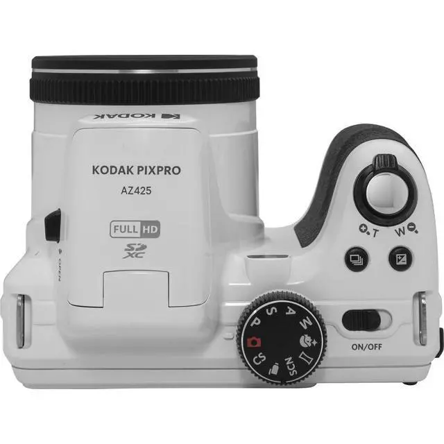 Alt view image 6 of 7 - PIXPRO AZ425 Digital Camera Bundle, Includes: SanDisk 128GB SDXC Memory Card, Small Camera Bag, SD Card Reader and More (6 Items) (White)