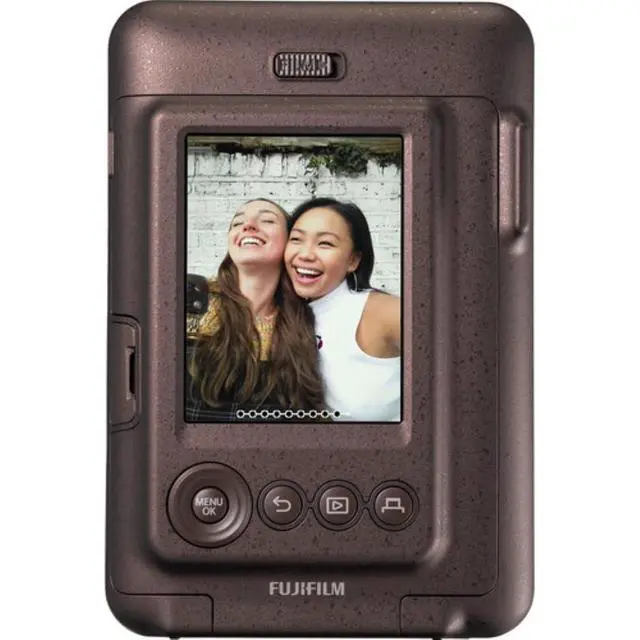 Alt view image 5 of 7 - INSTAX Mini LiPlay Instant Camera | Bronze Bundled with INSTAX Mini Instant Film | 40 Exposures + Cleaning Cloth (4 Items)