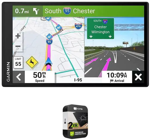 Main image of 010-02469-00 DriveSmart 66 6" Car GPS Navigator | Official USA Partner Model | Bundle with Premium 2YR CPS Enhanced Protection Pack