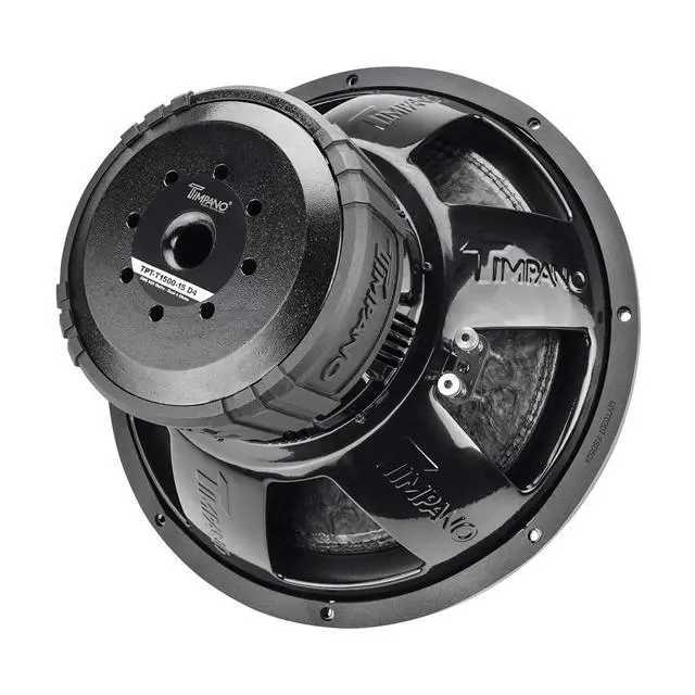 Alt view image 3 of 7 - 15 Inch Subwoofer D4 1600 Watts Max Power Dual 4 Ohm, 15 Subwoofer Speaker 16 mm Xmax, TPT-T1500-15 D4, 2.6 in Voice Coil, Double Stacked Magnet Sub Woofer for Car Audio Systems (Single)