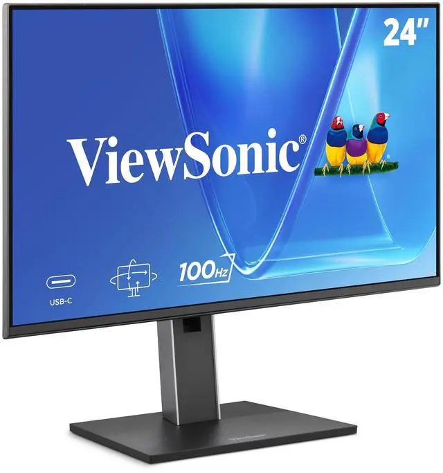 Main image of VG2452 24 Inch 1080p Monitor, IPS Display with 100Hz for Smooth Home and Office Productivity, Full Ergonomic Adjustability, 5-Port USB Hub, 65W USB-C, HDMI, and DisplayPort Inputs